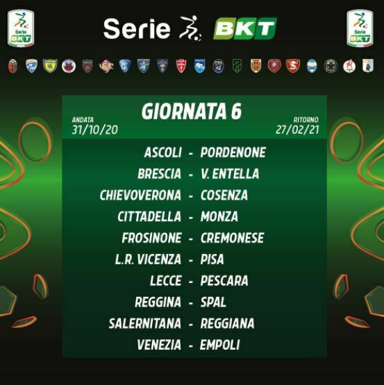 calendario Serie B